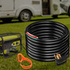 VEVOR 30' 50A RV Camp Power Cord Generator Cord 6/3 + 8/1 AWG NEMA 14-50P to Bare Wire