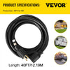 VEVOR Generator Extension Cord 40 Foot 10 Gauge Extension Wire 30 Amp SJTW Cable
