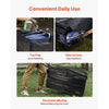 VEVOR Generator Cover, 34 x 24 x 21 Inch Waterproof Universal Generator Cover for Most Generators 3500-12000 Watt, Portable Generator Running Cover with Heavy Duty Thicken 420D Oxford Fabric, Black
