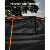 VEVOR Generator Cover, 34 x 24 x 21 Inch Waterproof Universal Generator Cover for Most Generators 3500-12000 Watt, Portable Generator Running Cover with Heavy Duty Thicken 420D Oxford Fabric, Black