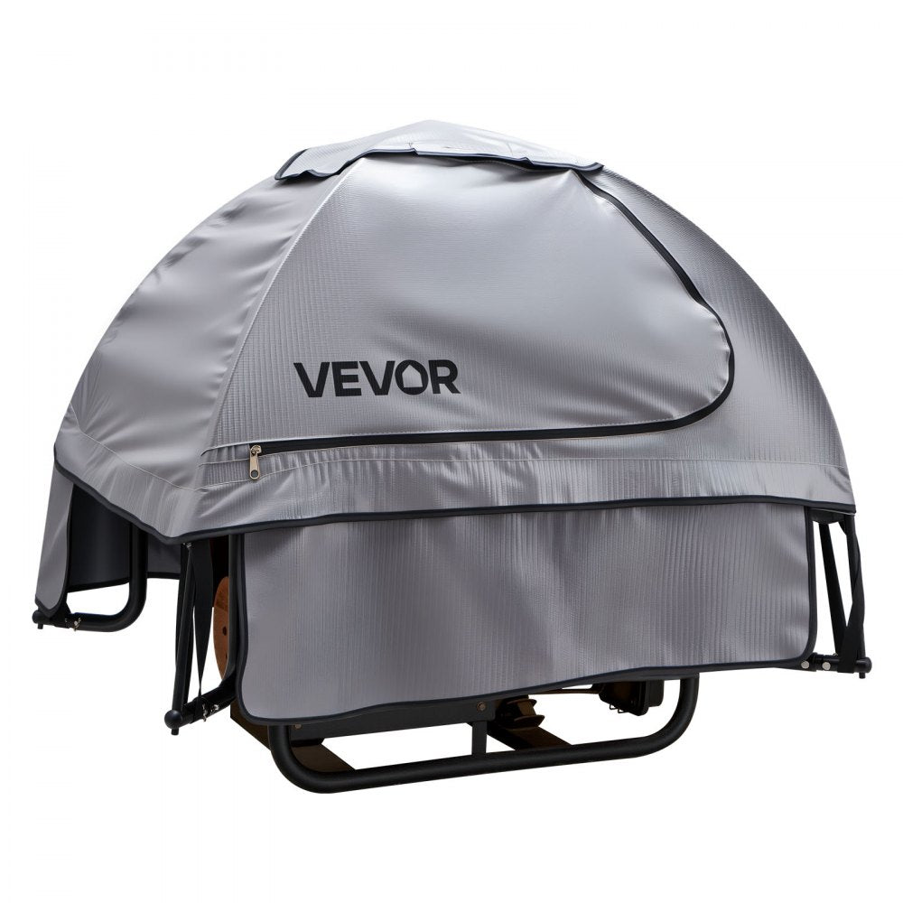 VEVOR Generator Cover, 36 x 26 x 26 Inch Waterproof  Generator Cover for Most Generators 70-108 Inches Perimeter, Portable Generator Running Cover with Heavy Duty Thicken Oxford Fabric, Grey