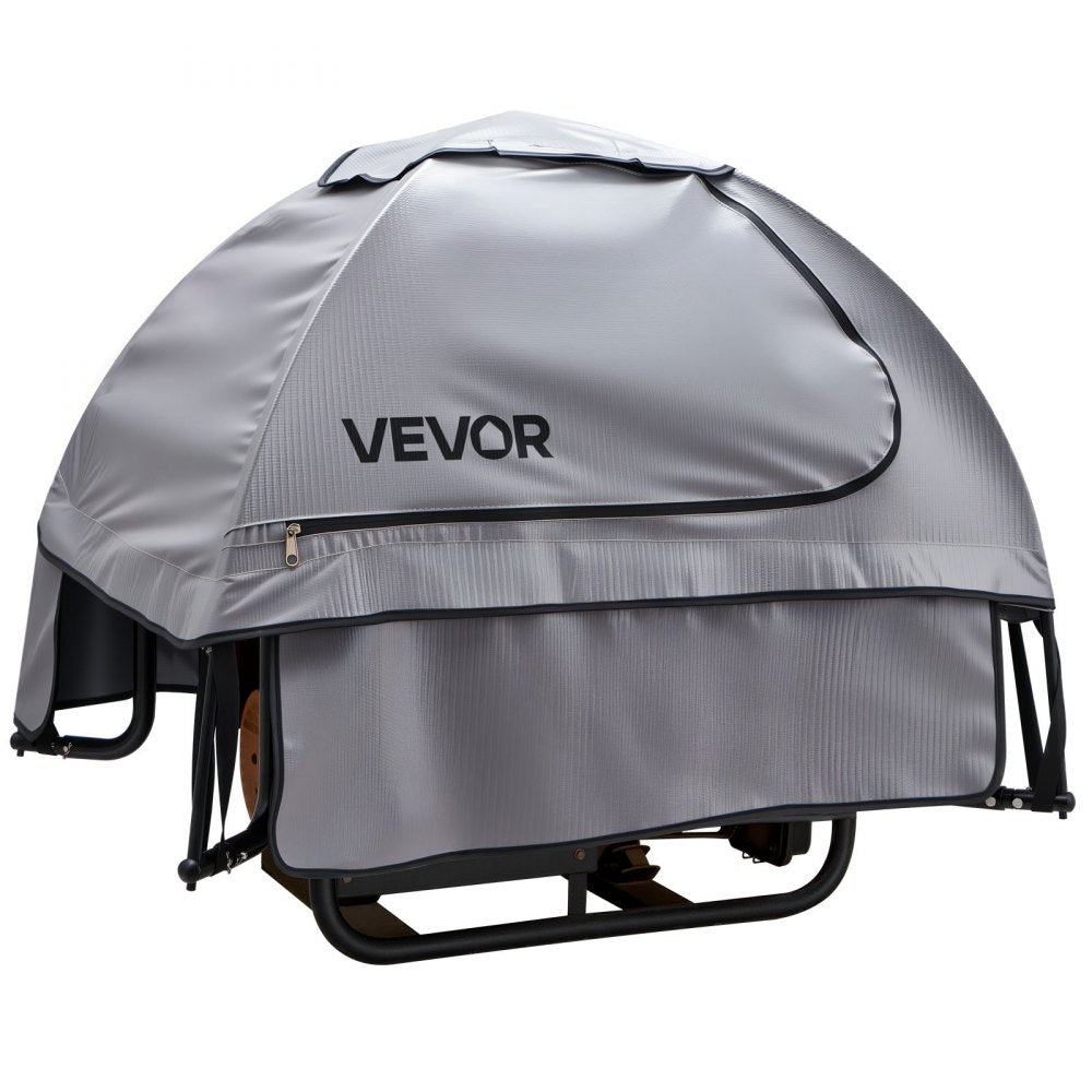 VEVOR Generator Cover, 36 x 26 x 26 Inch Waterproof  Generator Cover for Most Generators 70-108 Inches Perimeter, Portable Generator Running Cover with Heavy Duty Thicken Oxford Fabric, Grey