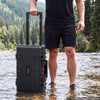 VEVOR Weatherproof Hard Case 21.85 x 13.58 x 9.84 in All Weather Waterproof, for Drones, Camera and Equipment, Heavy Duty Protective Dry Box with Customizable Dividers, Retractable Handle, IP67, Black
