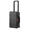 VEVOR Weatherproof Hard Case 21.85 x 13.58 x 9.84 in All Weather Waterproof, for Drones, Camera and Equipment, Heavy Duty Protective Dry Box with Customizable Dividers, Retractable Handle, IP67, Black