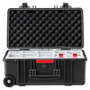 VEVOR Weatherproof Hard Case 21.85 x 13.58 x 9.84 in All Weather Waterproof, for Drones, Camera and Equipment, Heavy Duty Protective Dry Box with Customizable Dividers, Retractable Handle, IP67, Black