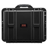 VEVOR Weatherproof Hard Case, Heavy Duty Protective Dry Box Case with Pre-Cut Foam, Wheels & Retractable Pull Handles for Travel, Hunt, Military, Tactical, IP67 Waterproof Case for Cameras(57x45x28)