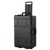 VEVOR Weatherproof Hard Case 31.5 x 20.47 x 12.2 inch with Pre-cut Foam, for Drones, Camera and Equipment, All Weather Waterproof, Heavy Duty Protective Dry Box with Retractable Handle, IP67, Black