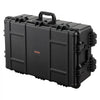 VEVOR Weatherproof Hard Case 31.5 x 20.47 x 12.2 in All Weather Waterproof, For Audio Gear and Outdoor Tools, Heavy Duty Protective Dry Box with Reinforced Latches, Retractable Handle, IP67, Black
