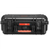 VEVOR Weatherproof Hard Case, Heavy Duty Protective Dry Box Case with Pre-cut Foam, and Retractable Pull Handles for Travel, Hunting, Military, Tactical, IP67 Waterproof Case for Cameras (40x32x16.6)