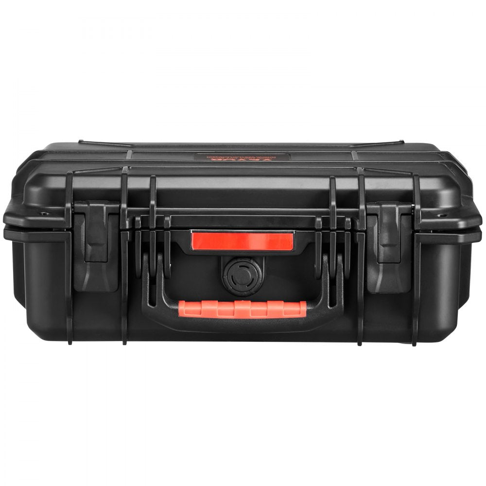 VEVOR Weatherproof Hard Case, Heavy Duty Protective Dry Box Case with Pre-cut Foam, and Retractable Pull Handles for Travel, Hunting, Military, Tactical, IP67 Waterproof Case for Cameras (40x32x16.6)
