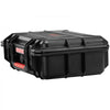 VEVOR Weatherproof Hard Case, Heavy Duty Protective Dry Box Case with Pre-cut Foam, and Retractable Pull Handles for Travel, Hunting, Military, Tactical, IP67 Waterproof Case for Cameras (40x32x16.6)