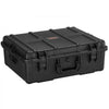 VEVOR Weatherproof Hard Case, Heavy Duty Protective Dry Box Case with Pre-cut Foam, and Retractable Pull Handles for Travel, Hunting, Military, Tactical, IP67 Waterproof Case for Cameras (56.1x37x26)