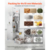VEVOR Powder Filling and Sealing Machine, 3-200g(0.01-0.44lbs) Automatic Particle Granule Packaging Machine, Stainless Steel, Weighing Filling Sealing, for Coffee Beans, Grains, Tea, Spices, Silver