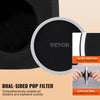 VEVOR Microphone Isolation Sphere, Dense Acoustic Foam, Wind Noise Shield featuring a Two-Layer Pop Filter, Fits Microphones 1.57 to 2.36 inches, Vocal Booth for Echo Minimization