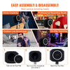 VEVOR Microphone Isolation Sphere, Dense Acoustic Foam, Wind Noise Shield featuring a Two-Layer Pop Filter, Fits Microphones 1.57 to 2.36 inches, Vocal Booth for Echo Minimization