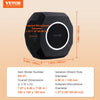 VEVOR Microphone Isolation Sphere, Dense Acoustic Foam, Wind Noise Shield featuring a Two-Layer Pop Filter, Fits Microphones 1.57 to 2.36 inches, Vocal Booth for Echo Minimization