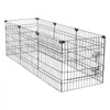 VEVOR Dog Playpen 24 Inch 8 Panels Heavy Duty Exercise Pen with Bottom Pad, Indoor Foldable Metal Pet Fence with Door, Puppy Crate Kennel, Pet Playpen for Dogs, Cats, and Other Small Animals, Black