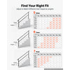 VEVOR Handrails for Outdoor Steps, 5-7 Step Stair Hand Rail Kit, Black, Square Tube Stair Rails for Seniors, Concrete Steps & Porch & Deck, Heavy-Duty Galvanized Steel Railings w/ Installation Kit