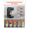 VEVOR Can Sealer Machine, Automatic Commercial Soda Can Sealing Machine for 2.17 in (55 mm) Aluminum and Plastic Cans, Height Adjustable, Steel Housing Beverage Drink Seamer, for Coffee Shop, Black