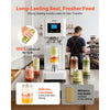 VEVOR Can Sealer Machine, Automatic Commercial Soda Can Sealing Machine for 2.17 in (55 mm) Aluminum and Plastic Cans, Height Adjustable, Steel Housing Beverage Drink Seamer, for Coffee Shop, White