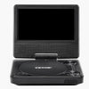 VEVOR Portable DVD Player, 7 inch HD Swivel Display Screen, 4 Hours Built-in Rechargeable Battery, Dual Speakers, Support Sync TV/USB/SD Card/CD/DVD, Car Charger, AC Power Adapter, Remote Control