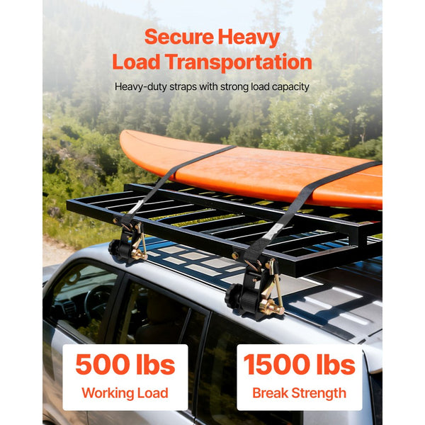 Vevor Ladder Rack Ratchet Straps 1.5