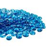 VEVOR Fire Glass, 20 lbs / 9.0 kg High-Temperature Resistant Fireplace Rocks, 3/4-Inch / 19.05 mm Reflective Firepit Glass Beads, High Luster Stone Landscaping for Fire Pit Table, Caribbean Blue