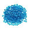 VEVOR Fire Glass, 10 lbs / 4.5 kg High-Temperature Resistant Fireplace Rocks, 3/4-Inch / 19.05 mm Reflective Firepit Glass Beads, High Luster Stone Landscaping for Fire Pit Table, Caribbean Blue