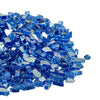VEVOR Fire Glass, 10LBS / 4.5KG High-Temperature Resistant Fireplace Rocks, 1/4-Inch / 6.35 mm Reflective & Smokeless Firepit Glass Rock, High Luster Stone Landscaping for Fire Pit Table, Cobalt Blue