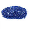 VEVOR Fire Glass, 35LBS / 15.88KG High-Temperature Resistant Fireplace Rocks, 1/2-Inch / 12.7mm Reflective & Smokeless Firepit Glass Rock, High Luster Stone Landscaping for Fire Pit Table, Cobalt Blue