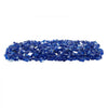 VEVOR Fire Glass, 35LBS / 15.88KG High-Temperature Resistant Fireplace Rocks, 1/2-Inch / 12.7mm Reflective & Smokeless Firepit Glass Rock, High Luster Stone Landscaping for Fire Pit Table, Cobalt Blue