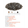 VEVOR Fire Glass, 20 LBS / 9.0 KG High-Temperature Resistant Fireplace Rocks, 1/2-Inch / 12.7 mm Reflective & Smokeless Firepit Glass Rock, High Luster Stone Landscaping for Fire Pit Table, Copper