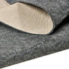 VEVOR - Slip-Resistant Rug Pad - Protective Cushioning Carpet Pad - 9' x 12' - 1/4"Thick - Dual Surface - Polyester Felt + Latex - Gray - 10-11㎡ Area Carpet Padding Rug Cushion Safe for All Floors