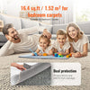 VEVOR - Slip-Resistant Rug Pad - Protective Cushioning Carpet Pad - 8' x 10' - 1/4"Thick - Dual Surface - Polyester Felt + Latex - Gray - 7-8㎡ Area Carpet Padding Rug Cushion Safe for All Floors