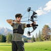 VEVOR Compound Bow Archery, Adjustable 19-30 in Draw Length Compound Bow Package for Beginner, 19-70 Lbs Draw Weight Archery Bows and Arrow Set, Right Hand Kit with Hunting Equipment, 320 fps, Black