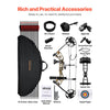 VEVOR Compound Bow Archery, Adjustable 19-30 in Draw Length Compound Bow Package for Beginner, 19-70 Lbs Draw Weight Archery Bows and Arrow Set, Right Hand Kit with Hunting Equipment, 320 fps