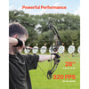 VEVOR Compound Bow Archery, Adjustable 19-30 in Draw Length Compound Bow Package for Beginner, 19-70 Lbs Draw Weight Archery Bows and Arrow Set, Right Hand Kit with Hunting Equipment, 320 fps