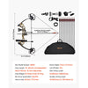VEVOR Compound Bow Archery, Adjustable 19-30 in Draw Length Compound Bow Package for Beginner, 19-70 Lbs Draw Weight Archery Bows and Arrow Set, Right Hand Kit with Hunting Equipment, 320 fps