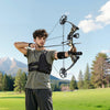 VEVOR Compound Bow Archery, Adjustable 19-30 in Draw Length Compound Bow Package for Beginner, 19-70 Lbs Draw Weight Archery Bows and Arrow Set, Right Hand Kit with Hunting Equipment, 320 fps