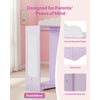 VEVOR Kids Dress Up Storage, with Jewelry Cabinet, Dress Up Closet with Mirror and Shelves, Princess Costumes Wardrobe Closet, Toddler Costume Organizer Armoire, for Bedroom, Kids Room, Girls, Purple