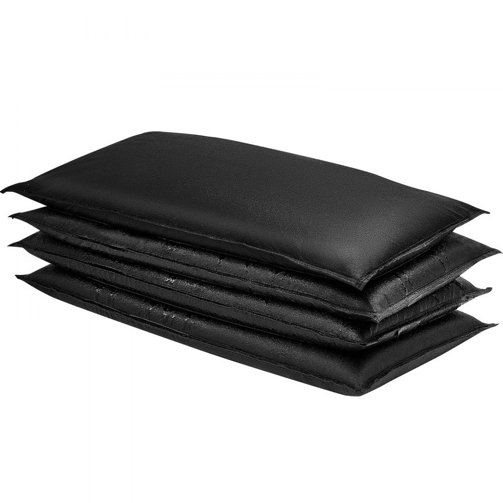 VEVOR Flood Barrier, 10 Pack, 1.4 x 2.7 ft Flood Bags with Bucket, Reusable Water Absorbent Barrier Activated by Water, Sandless Sandbags Blockage, Flooding Prevention Bags for Door, Basement, Garage