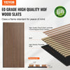 VEVOR Wood Slat Acoustic Panels, 23.6 x 47.2 inch, MDF Accent Wooden Wall Panels for Modern Interior Wall, Faux Wood Wall Board Panels for Stylish Decor and Noise Reduction, Walnut