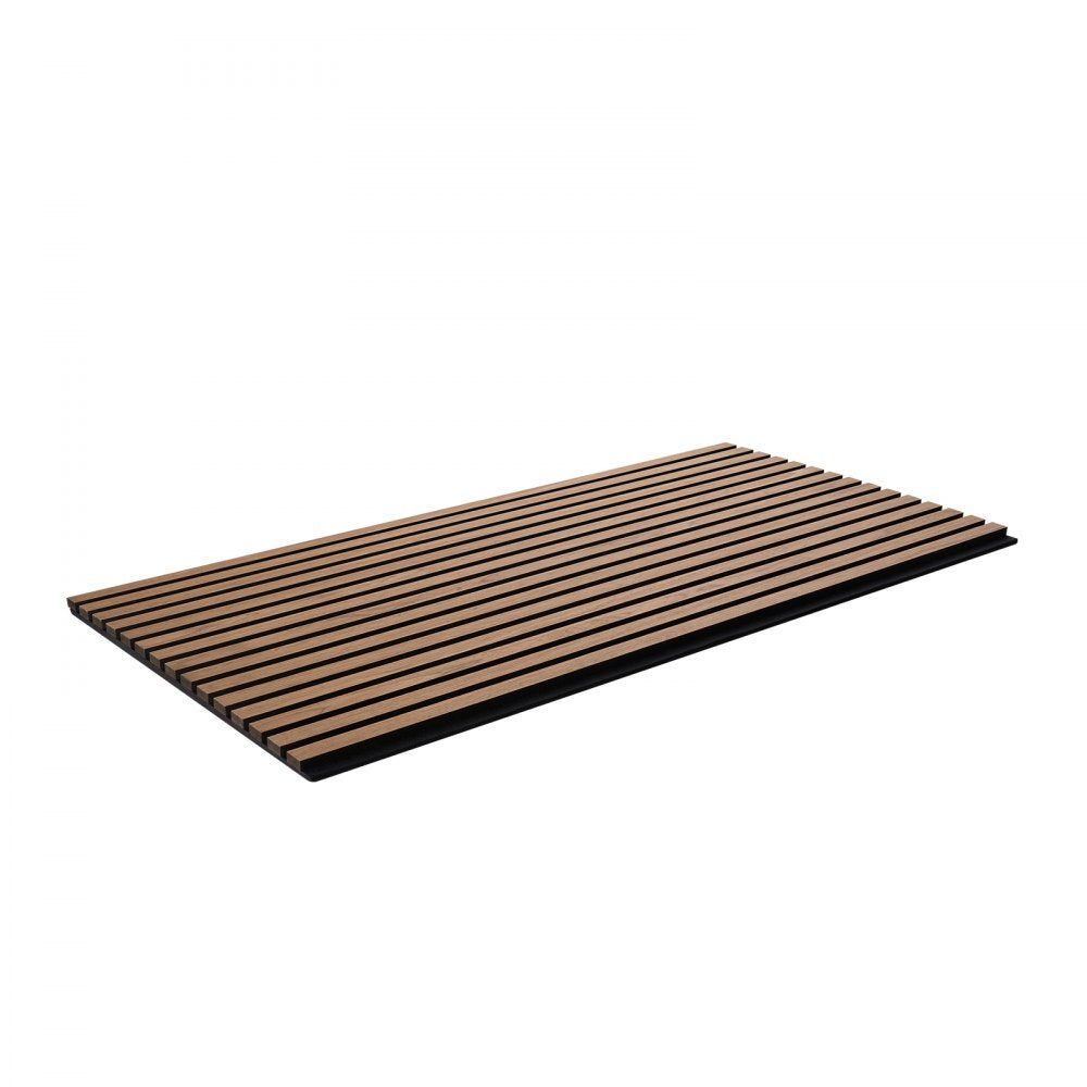 VEVOR Wood Slat Acoustic Panels, 23.6 x 47.2 inch, MDF Accent Wooden Wall Panels for Modern Interior Wall, Faux Wood Wall Board Panels for Stylish Decor and Noise Reduction, Walnut
