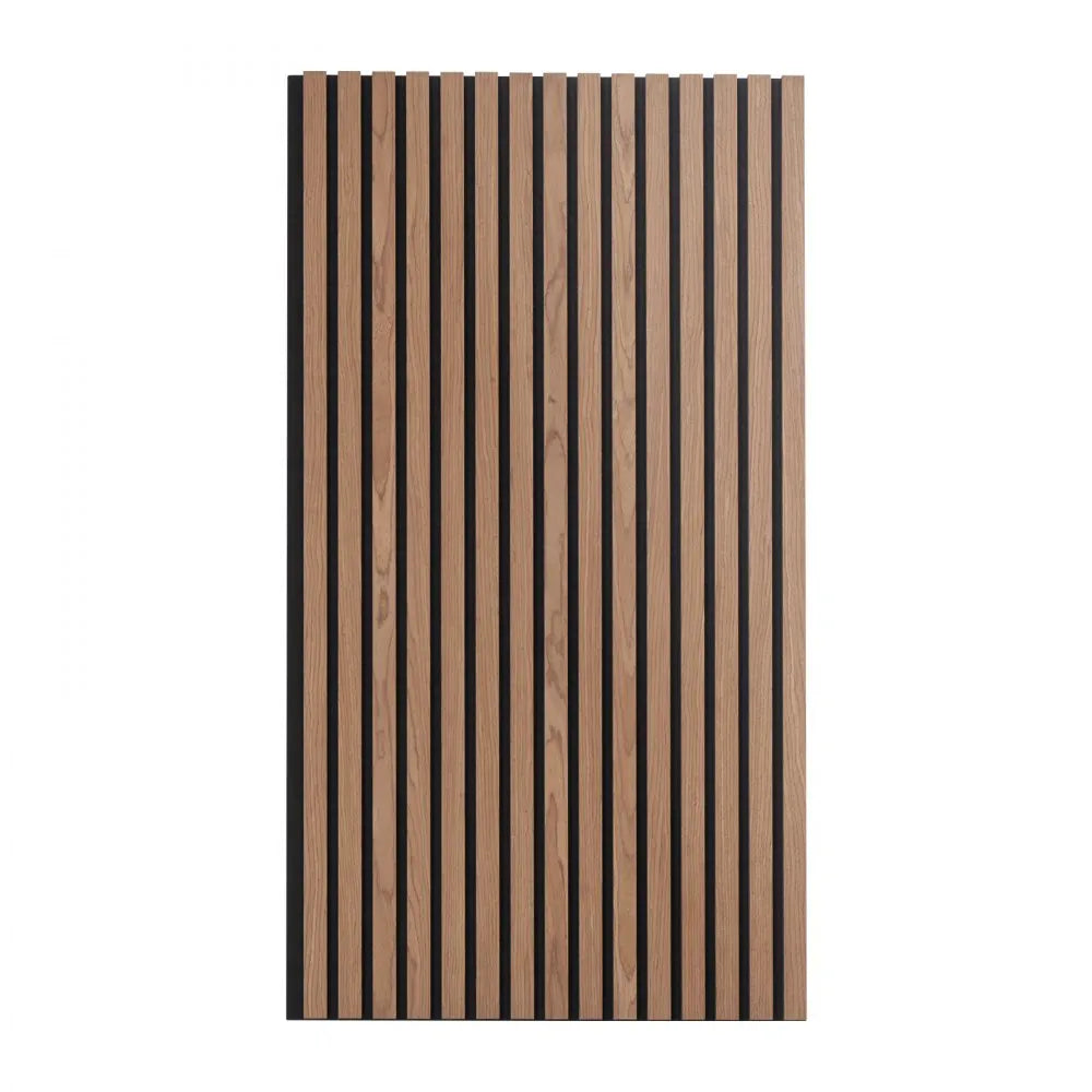VEVOR Wood Slat Acoustic Panels, 23.6 x 47.2 inch, MDF Accent Wooden Wall Panels for Modern Interior Wall, Faux Wood Wall Board Panels for Stylish Decor and Noise Reduction, Walnut