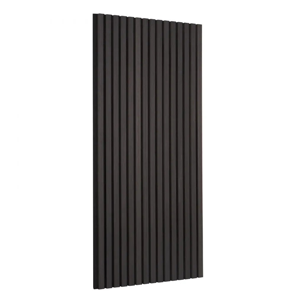 VEVOR Wood Slat Acoustic Panels, 23.6 x 47.2 inch, MDF Accent Wooden Wall Panels for Modern Interior Wall Decor, Faux Wood Wall Board Panels for Noise Reduction, Black Oak