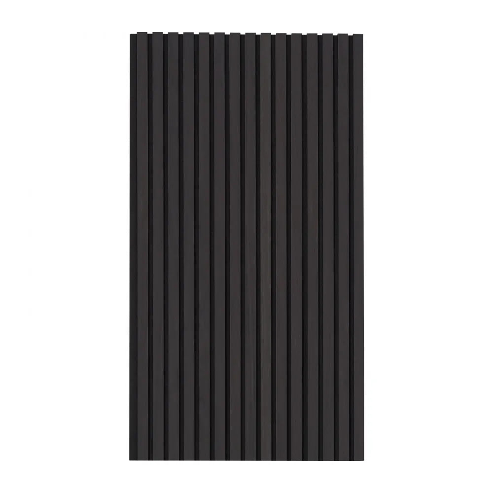 VEVOR Wood Slat Acoustic Panels, 23.6 x 47.2 inch, MDF Accent Wooden Wall Panels for Modern Interior Wall Decor, Faux Wood Wall Board Panels for Noise Reduction, Black Oak