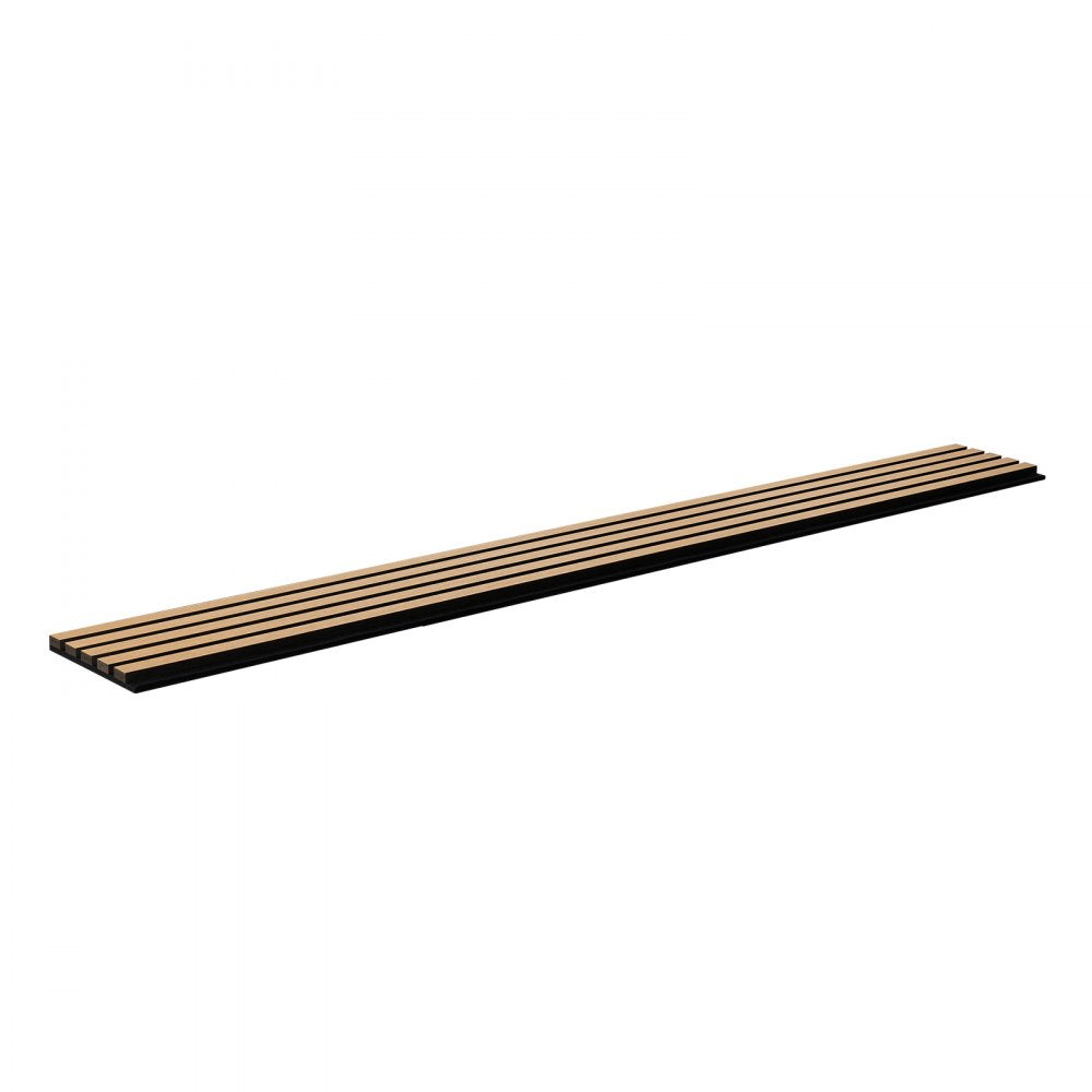 VEVOR Wood Slat Acoustic Panels, 7.9 x 94.5 inch, MDF Accent Wooden Wall Panels for Modern Interior Wall Decor, Faux Wood Wall Board Panels for Noise Reduction, Light Oak