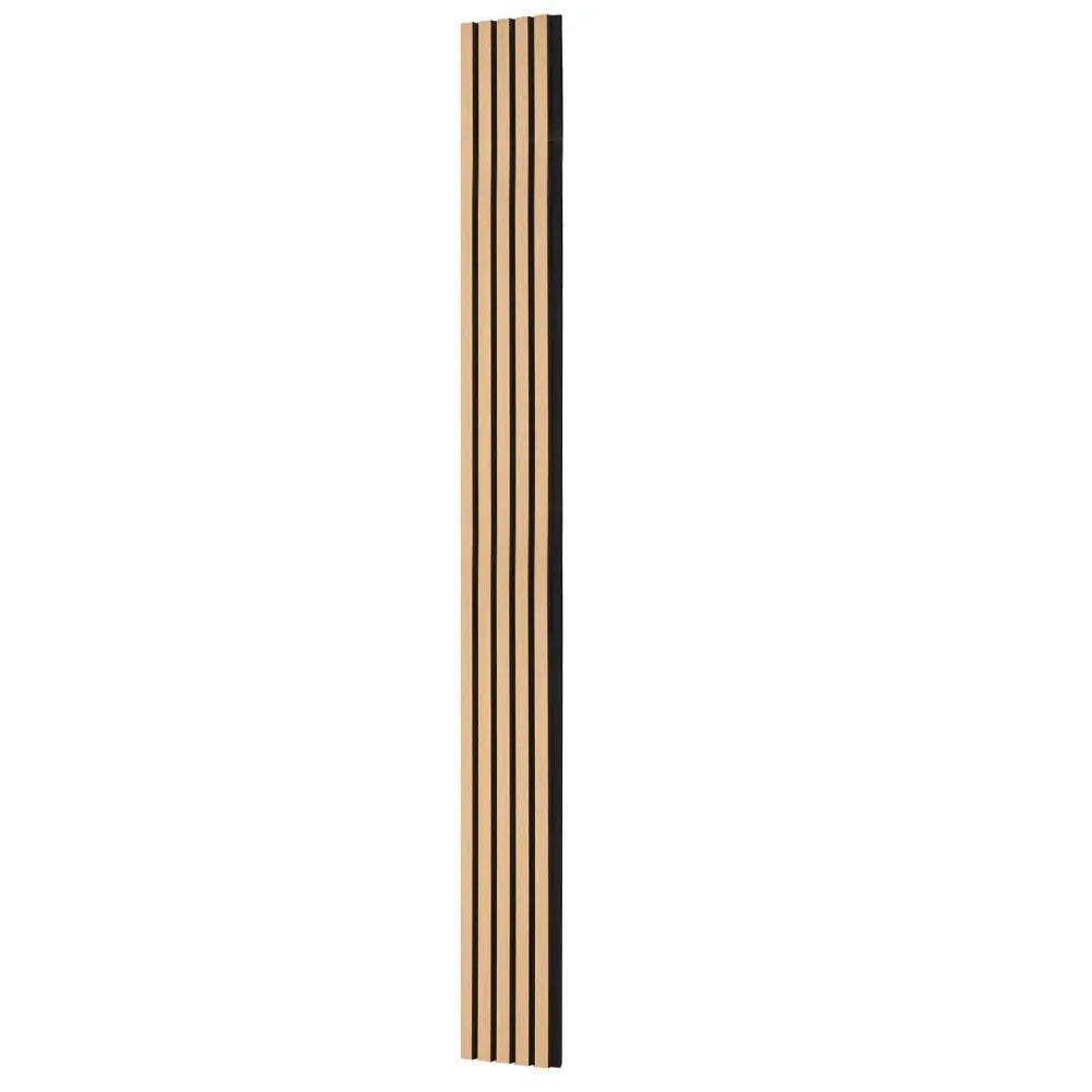 VEVOR Wood Slat Acoustic Panels, 7.9 x 94.5 inch, MDF Accent Wooden Wall Panels for Modern Interior Wall Decor, Faux Wood Wall Board Panels for Noise Reduction, Light Oak