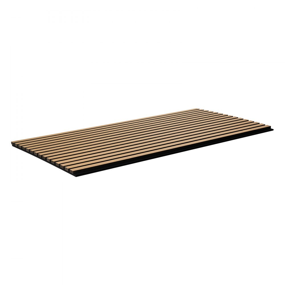 VEVOR Wood Slat Acoustic Panels, 23.6 x 47.2 inch, MDF Accent Wooden Wall Panels for Modern Interior Wall Decor, Faux Wood Wall Board Panels for Noise Reduction, Light Oak
