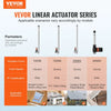 VEVOR Linear Actuator 12V, 20 Inch Waterproof IP65 Linear Actuator, 660lbs/3000N 0.19"/s Linear Motion Actuator with Mounting Bracket for Outdoor Use
